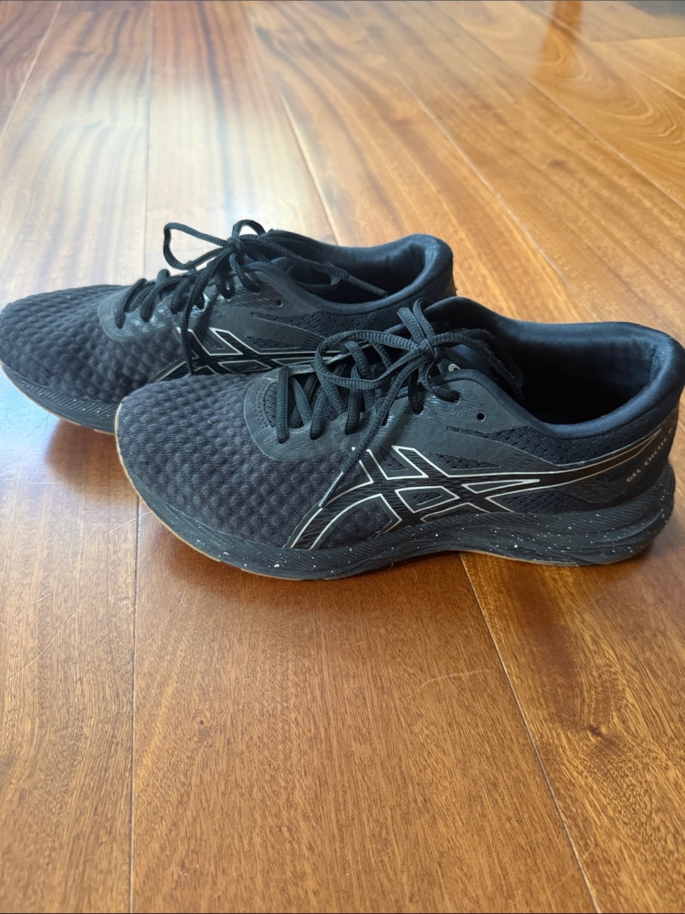 ASICS Black Athletic Running Shoes